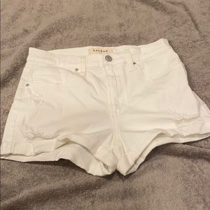 Ripped white PacSun shorts